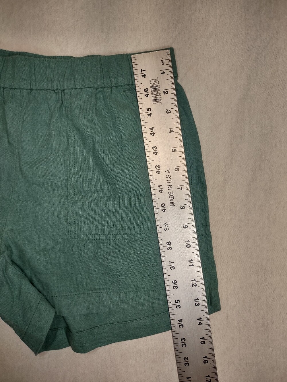 NWT J.Crew Beautifully Seaside Shorts| Linen Cotton Blend Oversized| Green| XS - Picture 9 of 9